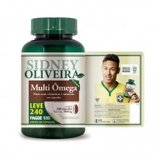 Multi Ômega - Sidney Oliveira Leve 240 Pague 180 Cápsulas