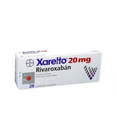 Comprar Xarelto 20mg Com 28 Comprimidos RIVAROXABANA Sem receita