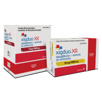 XigDuo XR 5mg + 1000mg DAFAGLIFLOZINA,CLORIDRATO DE METFORMINA